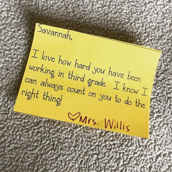 After 2 Weeks Of School, She Brings Home This Note And We’re Smiling