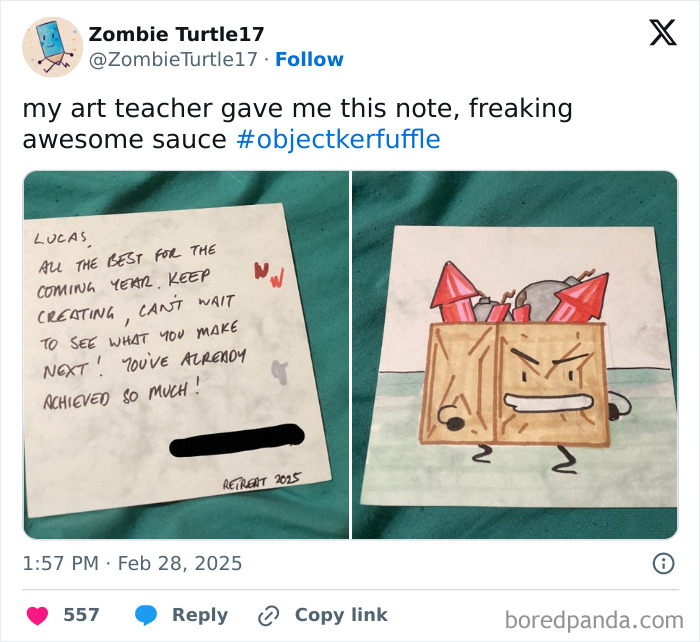 That Is So Sweet – Just Look At This Teacher Note