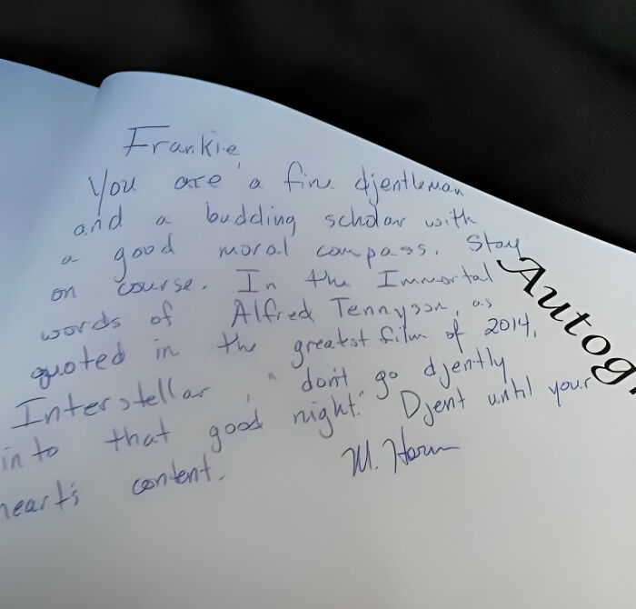 Found My High School Yearbook And This Economics Teacher Note Stole The Show
