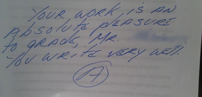 Back To College After 10 Years – And My Teacher’s Note Made My Day