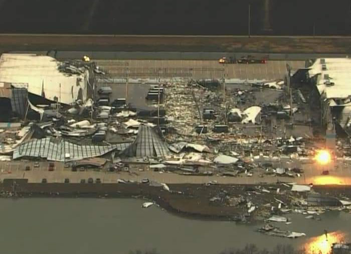 Amazon Warehouse Tornado Wreckage: After the EF3 Blow