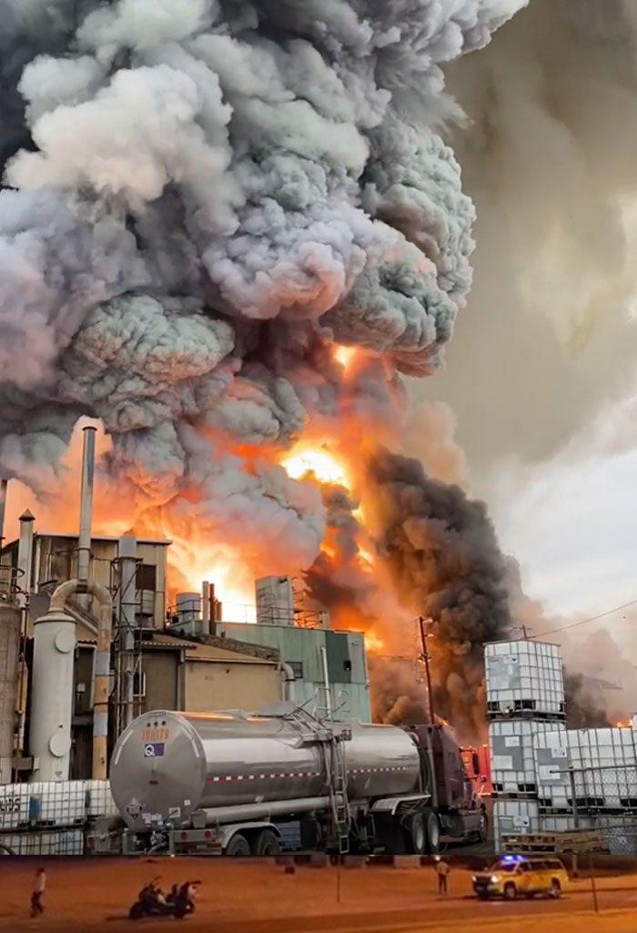 La Salle Chemical Plant Decides to Throw a Fire Party