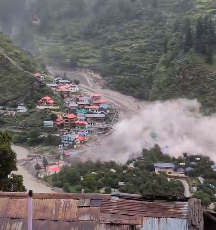 Village Buried by a Monster Cloudburst in India