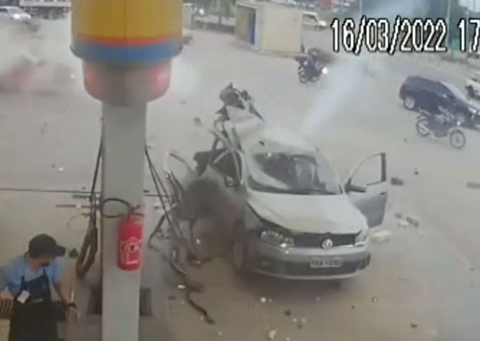 Illegal Gas Tank Causes Explosive Drama in Brazil
