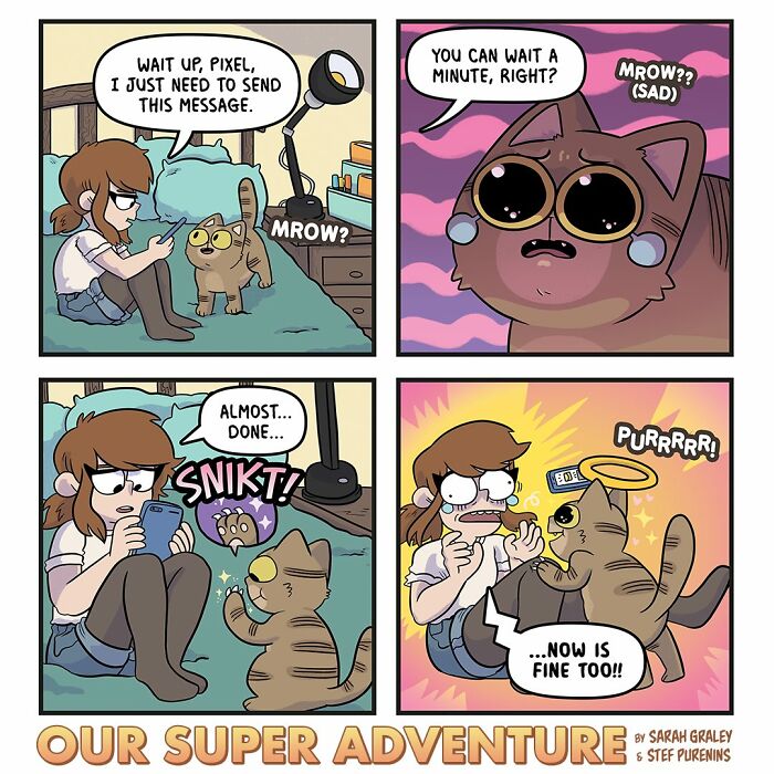 Why These Love, Anxiety & Cat Comics Are Basically Your New BFFs