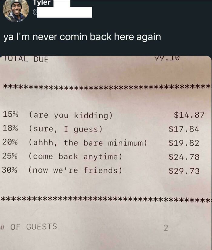 Imagine Seeing This On Your Bill