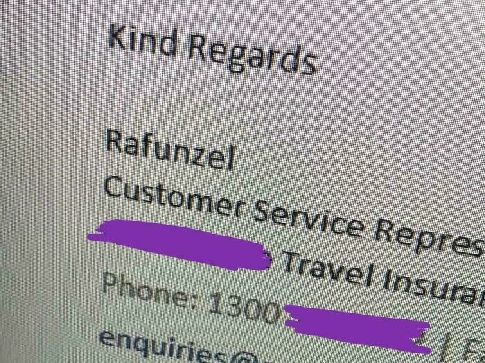My Insurance Agent's Name Was Rafunzel... Yes, Like Rapunzel