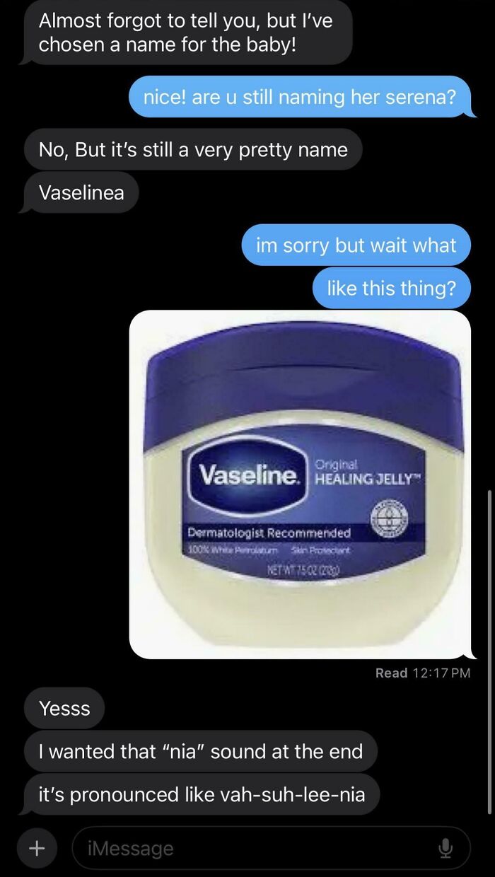 My Cousin Sent Me This... Vaselinea???