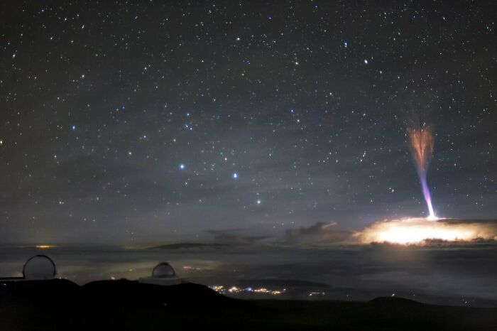 Crazy Lightning Show: Red Spectrums and Blue Jets Lighting Up the Storm