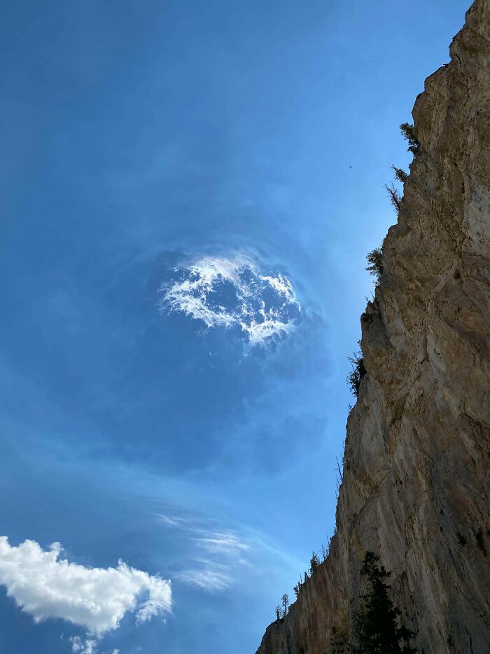 Mount Charleston Hike Cloud Formation Looks Like a Portal to Another World