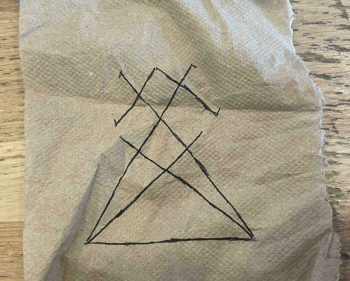 After Eating Lunch Nearby for Months, A Lady Drops a Napkin with a Strange Symbol and Vanishes