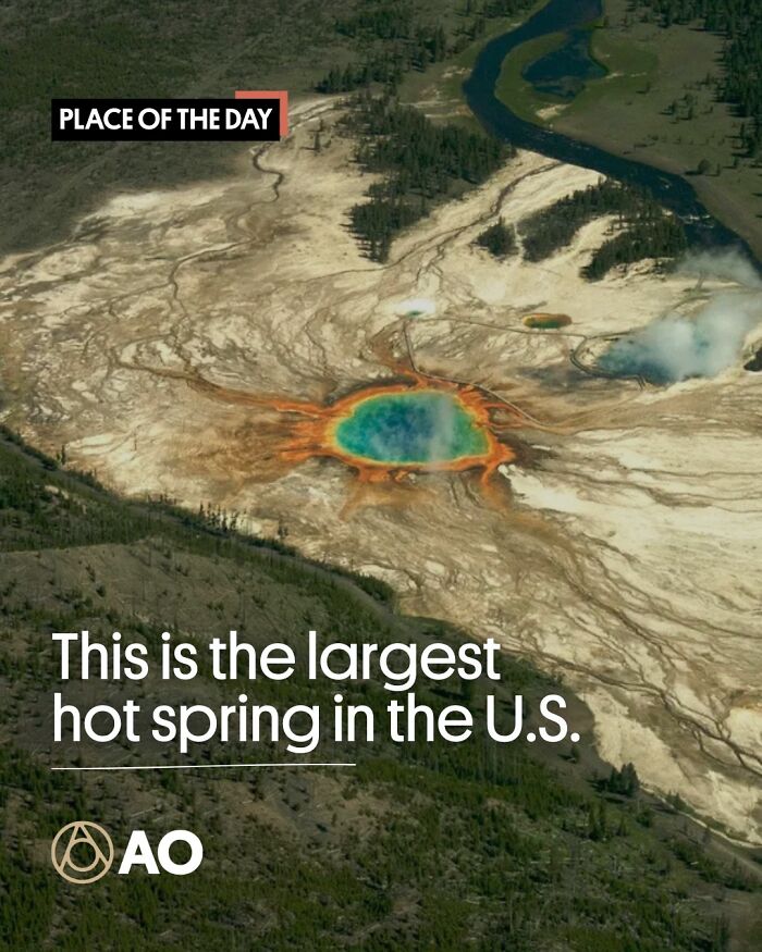Grand Prismatic Spring, USA: A Rainbow Hot Tub