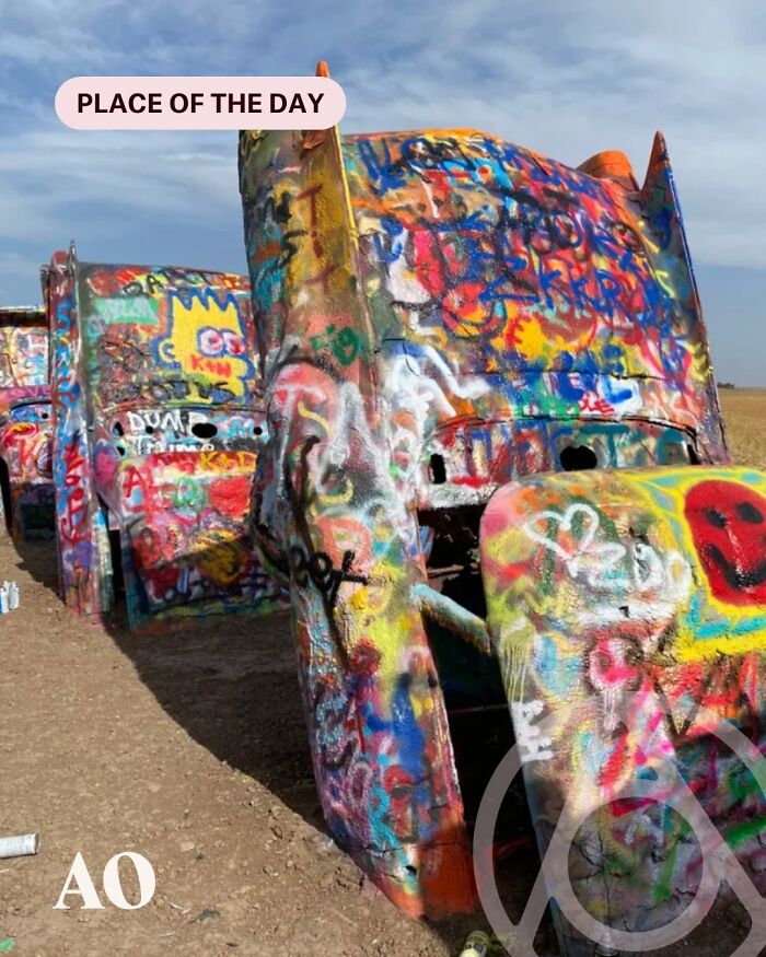 Cadillac Ranch, Texas: Cars Make for an Open-Air Spray Paint Canvas