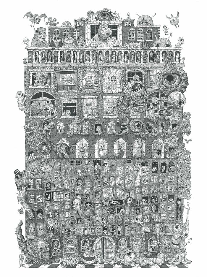 Whoa! An Apartment Building Made From a Drawing