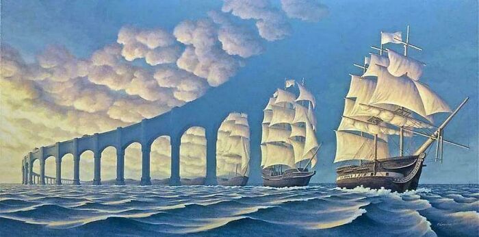 These Paintings by Robert Gonsalves Are Never Boring