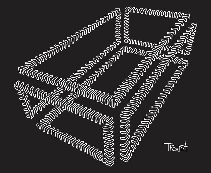 This Drawing Gave the Artist a Serious Brain Workout