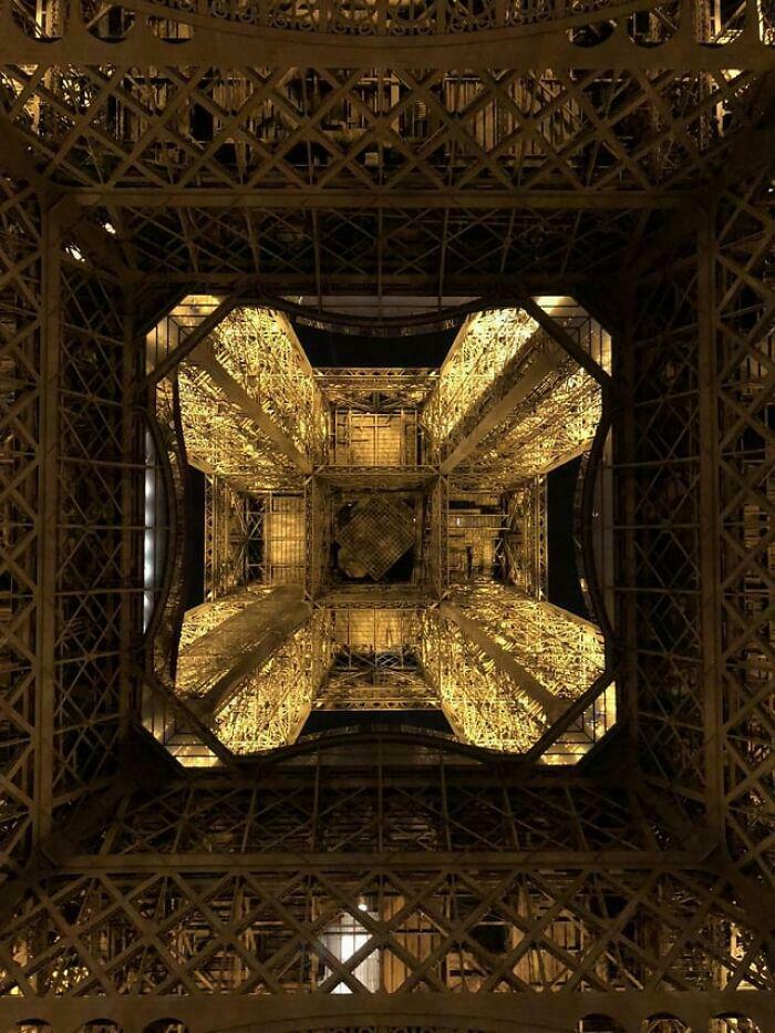 Why Does the Eiffel Tower Look Like This From Below?