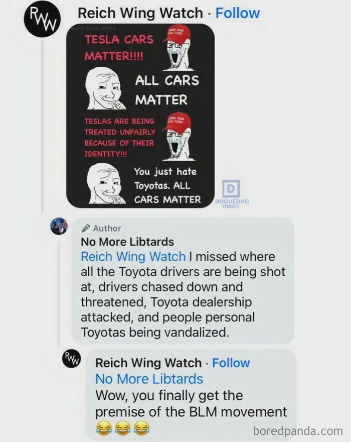 Finally, A Conservative Gets The BLM Memo