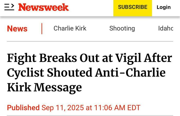 Charlie Kirk Fans Mourn Violence Against Free Speech While Attacking Free Speech... Uh Oh