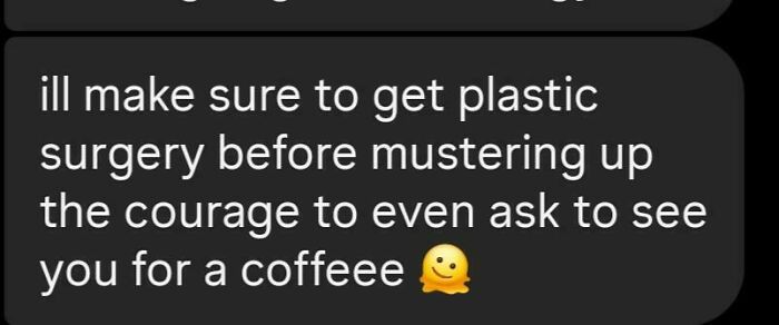 "Plastic Surgery? Before Coffee Request? Nope."