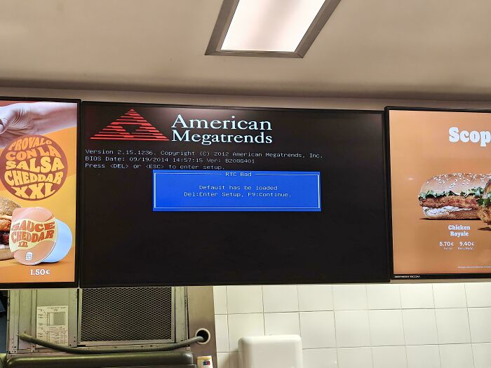 Burger King Screen Totally Bugged Out!