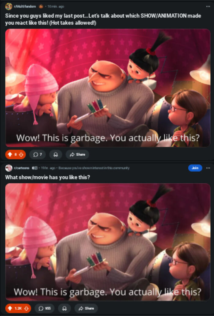 Same Person, Two Posts, Different Subreddits. Weird!