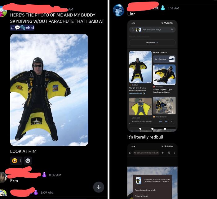 Faking Skydiving Without a Parachute? Nice Try, Bro