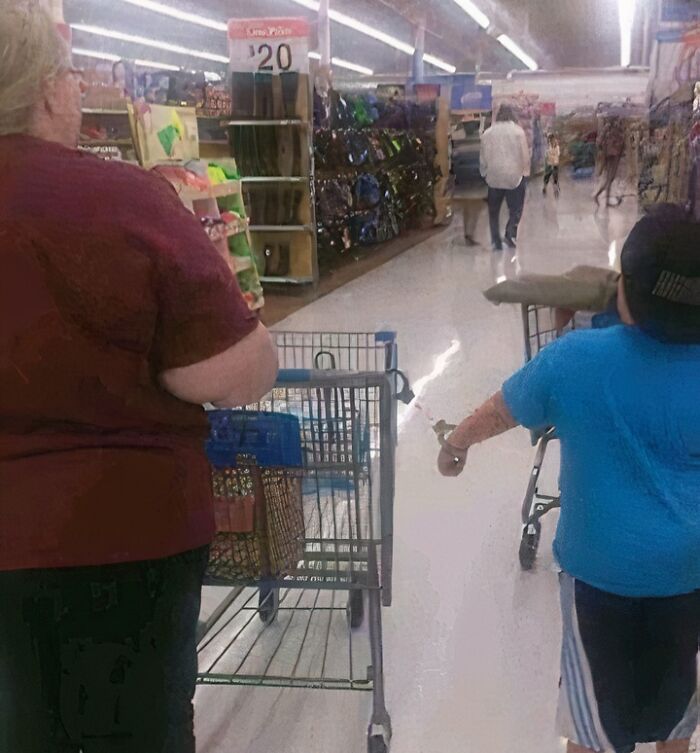 When Mom Says 'You're Grounded!' Even In The Grocery Aisle