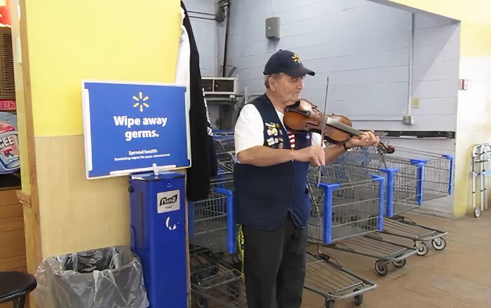 This Walmart Greeter Is On A Whole Other Level