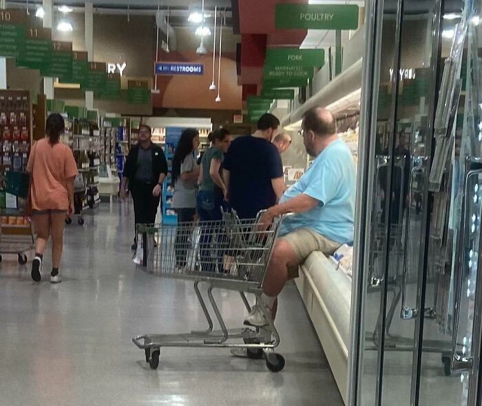 Publix Shopper With Serious Walmart Energy