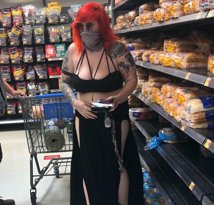 Waiting For The Right One To Share A Grocery Moment—She Arrived Like A Dream
