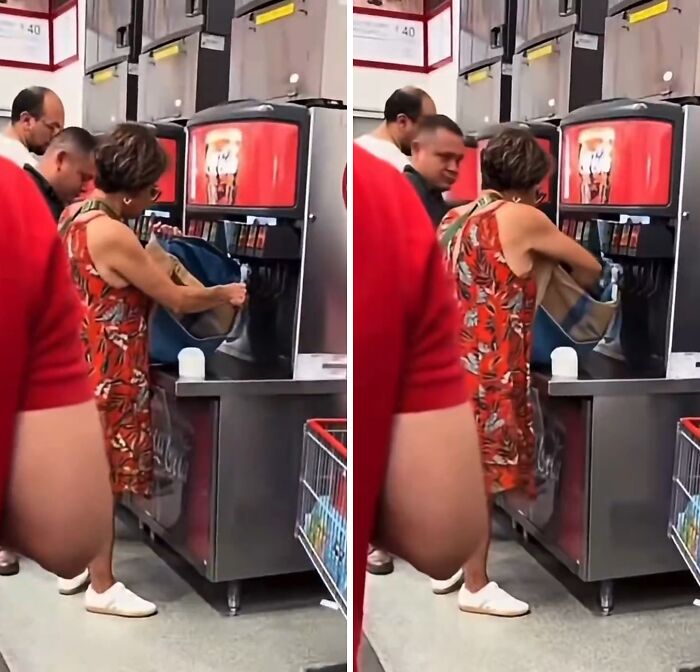 Woman At Canada’s Costco Fills A Bag With Ice Cubes From The Soda Dispenser – Why?!