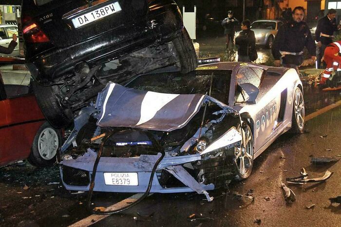 World’s Fastest Police Car Downsized To Pile of Junk