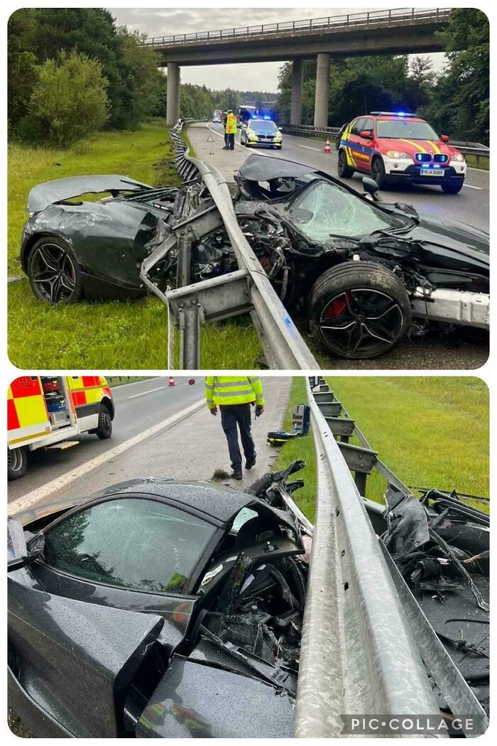 62-Year-Old’s Mclaren Crash: Slight Injury, Massive Price Tag