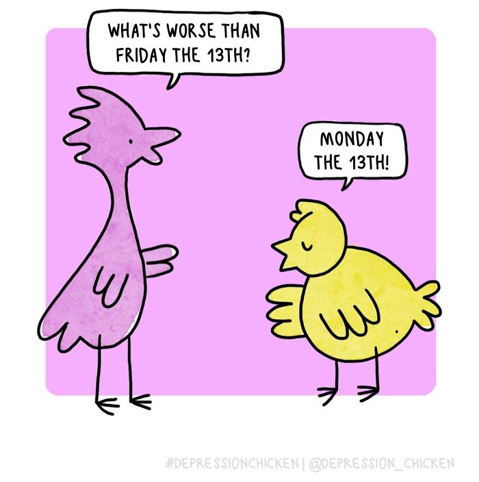 Meet Depression Chicken: The Hilariously Awkward Comics About Anxiety That'll Totally Get You