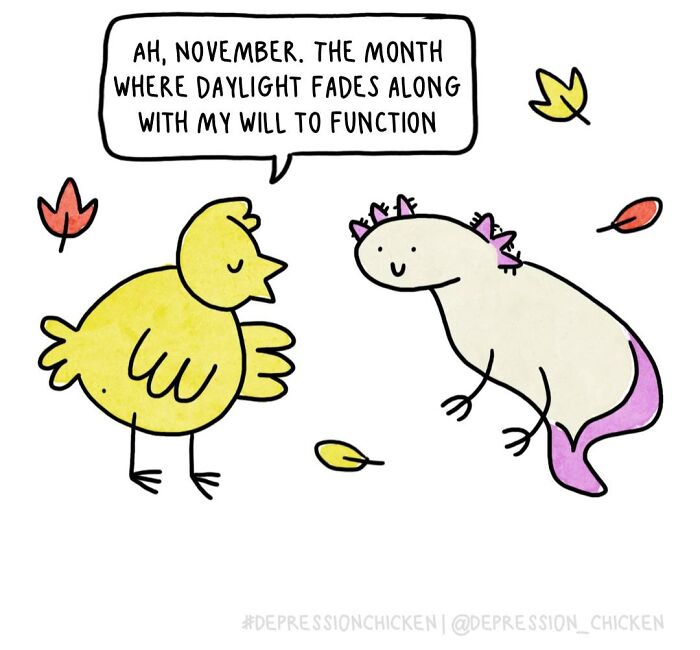 Meet Depression Chicken: The Hilariously Awkward Comics About Anxiety That'll Totally Get You