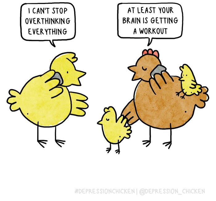 Meet Depression Chicken: The Hilariously Awkward Comics About Anxiety That'll Totally Get You