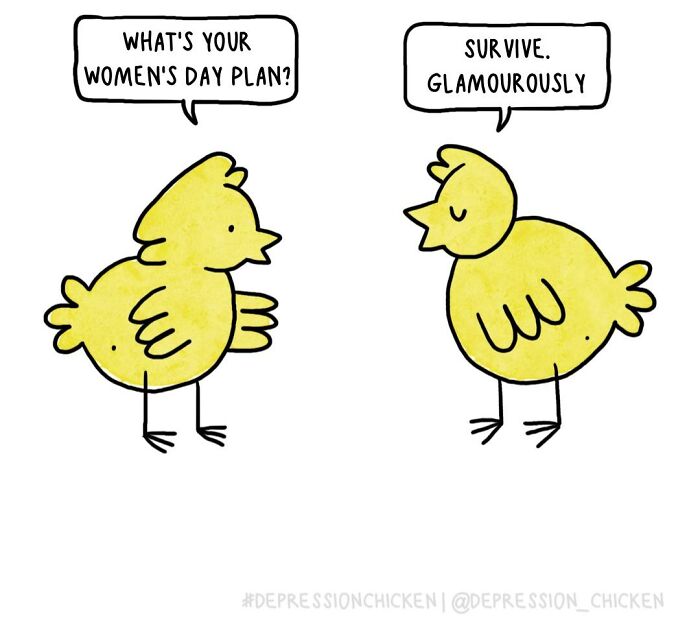 Meet Depression Chicken: The Hilariously Awkward Comics About Anxiety That'll Totally Get You
