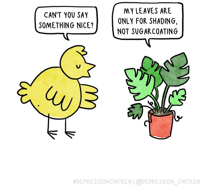 Meet Depression Chicken: The Hilariously Awkward Comics About Anxiety That'll Totally Get You
