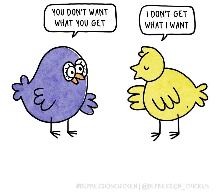 Meet Depression Chicken: The Hilariously Awkward Comics About Anxiety That'll Totally Get You