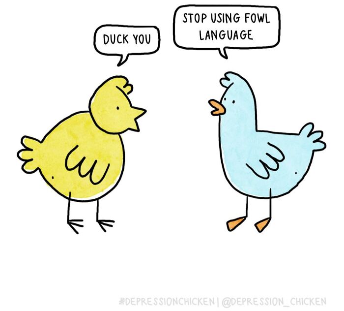 Meet Depression Chicken: The Hilariously Awkward Comics About Anxiety That'll Totally Get You
