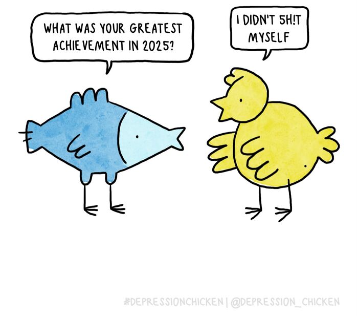 Meet Depression Chicken: The Hilariously Awkward Comics About Anxiety That'll Totally Get You