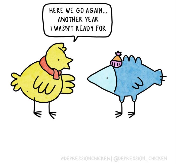 Meet Depression Chicken: The Hilariously Awkward Comics About Anxiety That'll Totally Get You