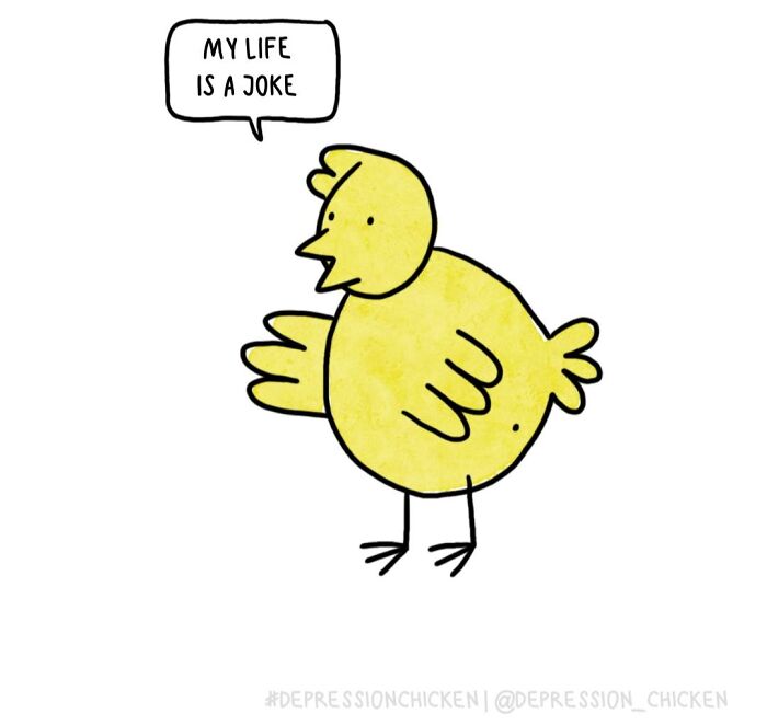 Meet Depression Chicken: The Hilariously Awkward Comics About Anxiety That'll Totally Get You