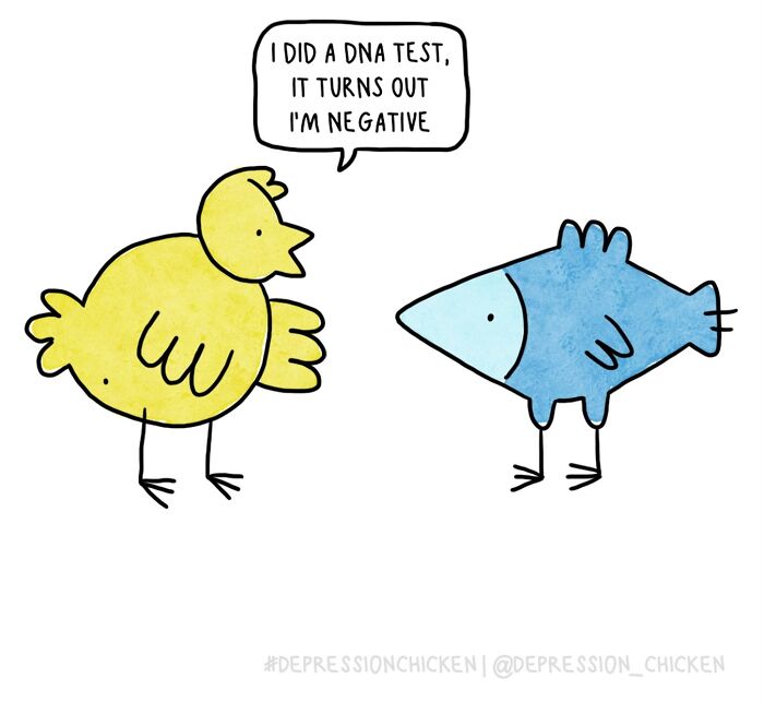 Meet Depression Chicken: The Hilariously Awkward Comics About Anxiety That'll Totally Get You