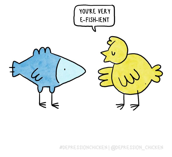 Meet Depression Chicken: The Hilariously Awkward Comics About Anxiety That'll Totally Get You