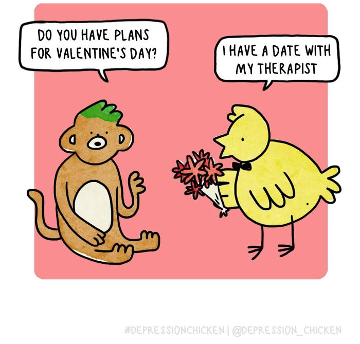 Meet Depression Chicken: The Hilariously Awkward Comics About Anxiety That'll Totally Get You