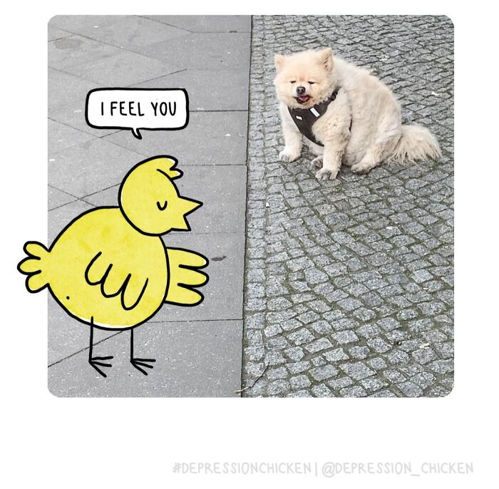 Meet Depression Chicken: The Hilariously Awkward Comics About Anxiety That'll Totally Get You