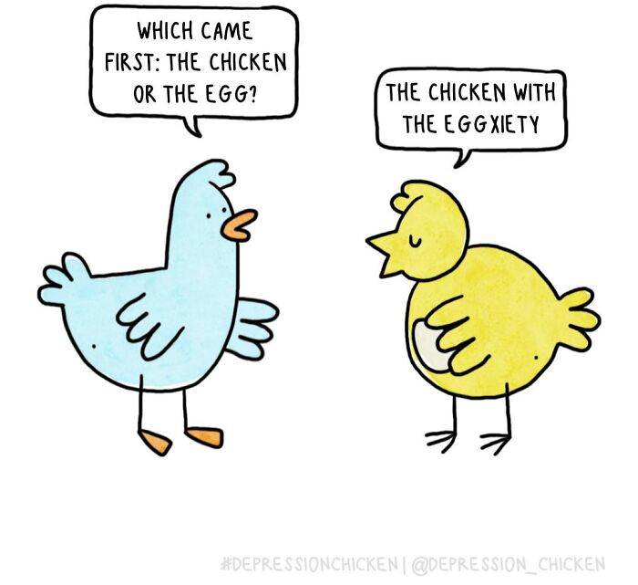 Meet Depression Chicken: The Hilariously Awkward Comics About Anxiety That'll Totally Get You