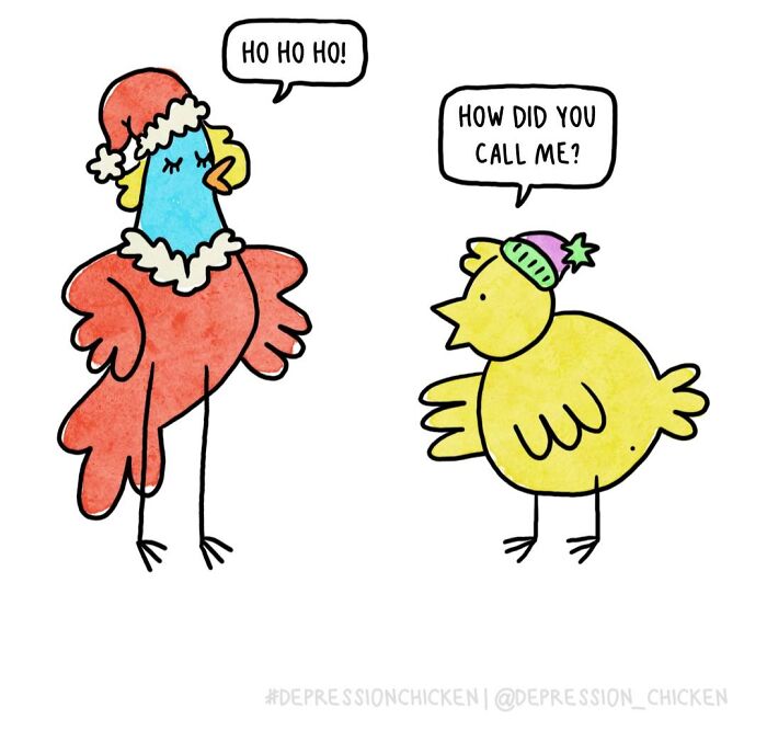 Meet Depression Chicken: The Hilariously Awkward Comics About Anxiety That'll Totally Get You